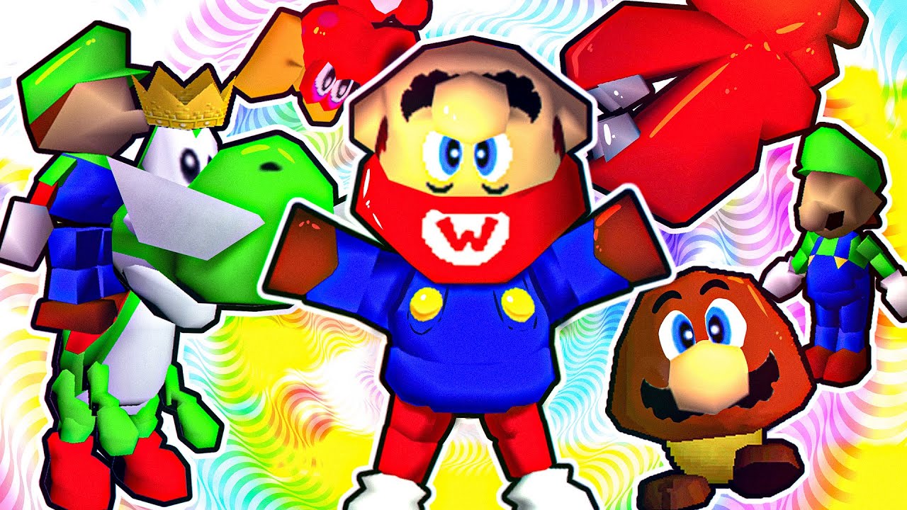 MARIO 64, mas TOTALMENTE CAÓTICO!