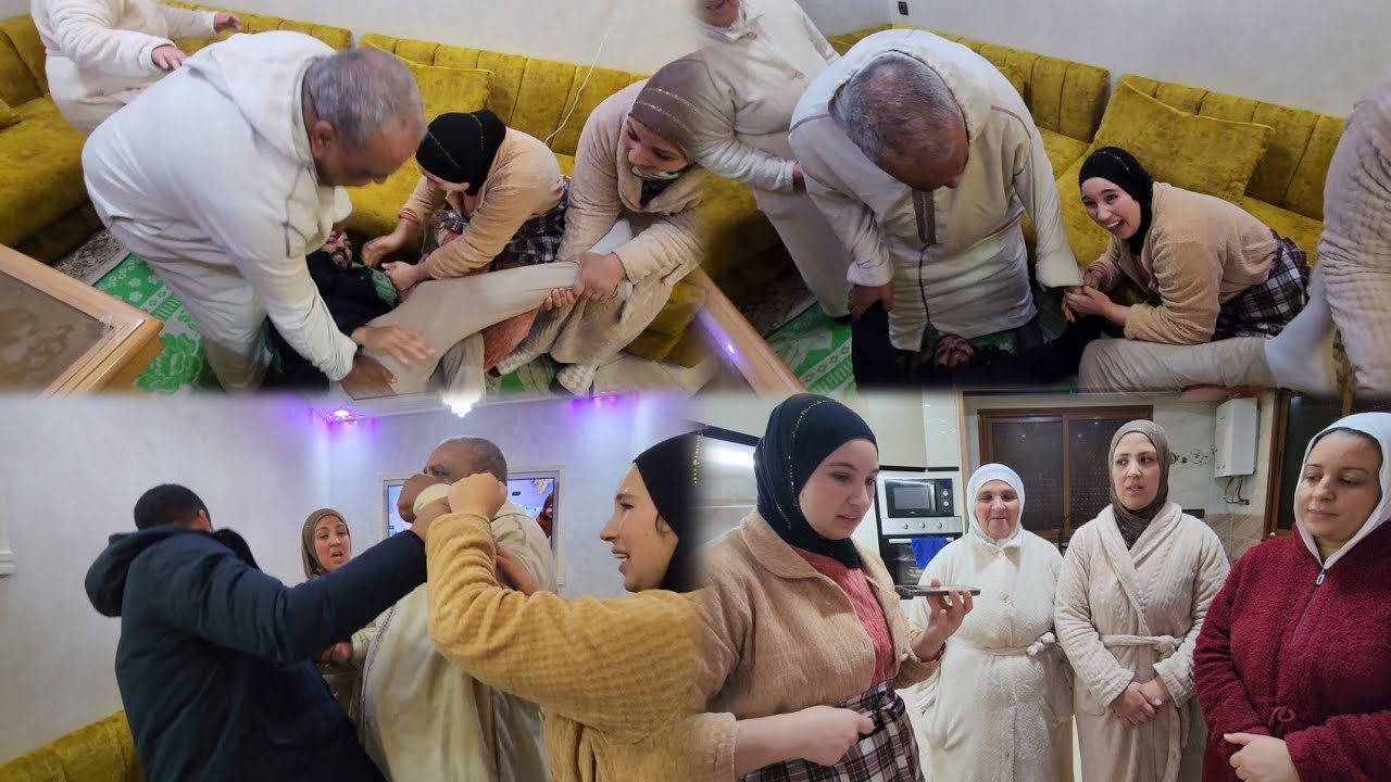 أقوى مقلب من حفصة لحسن😭ناري مشى فيها💔بامحمد قت.لو بالعصى😱
