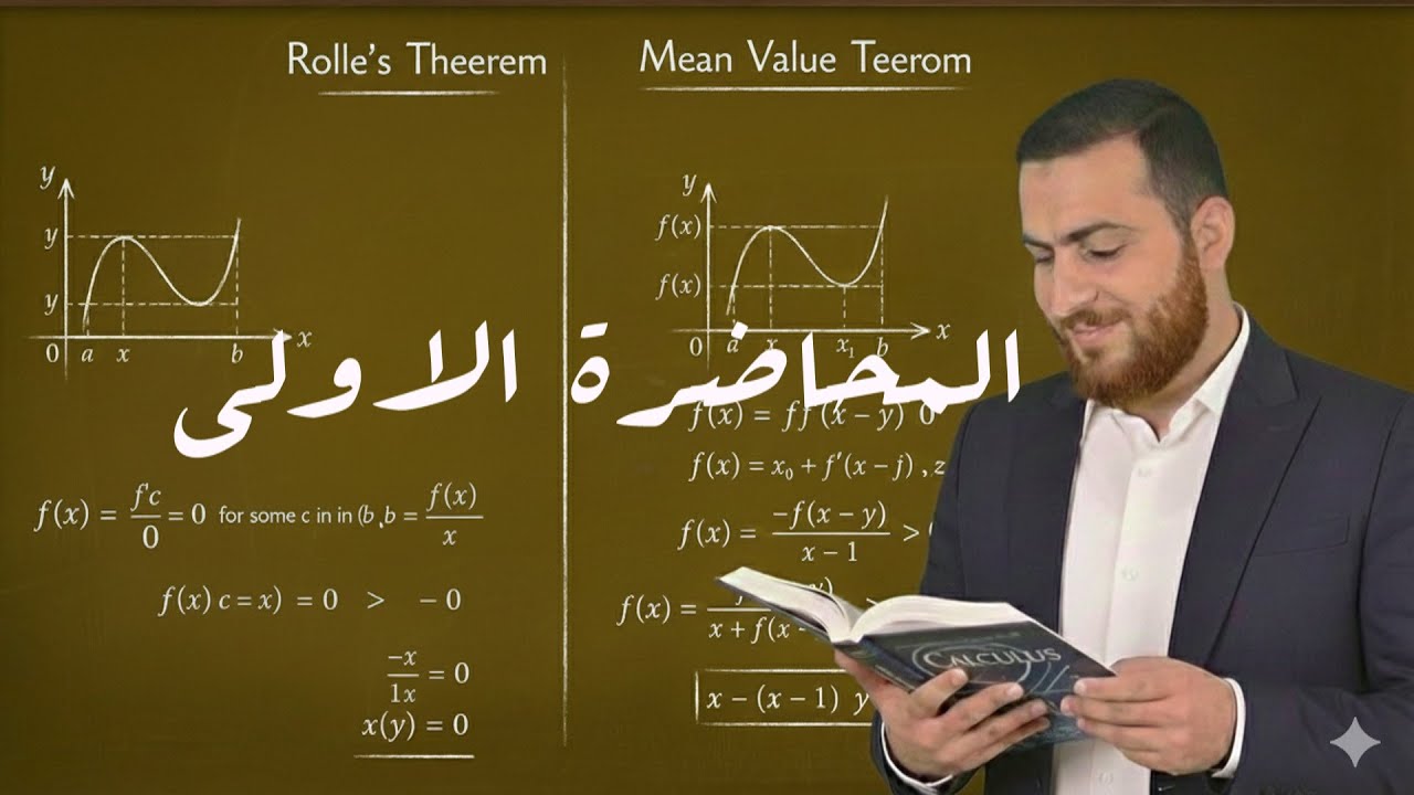 مبرهنة رول - التفسير الهندسي وبعض الاساسيات- السادس العلمي