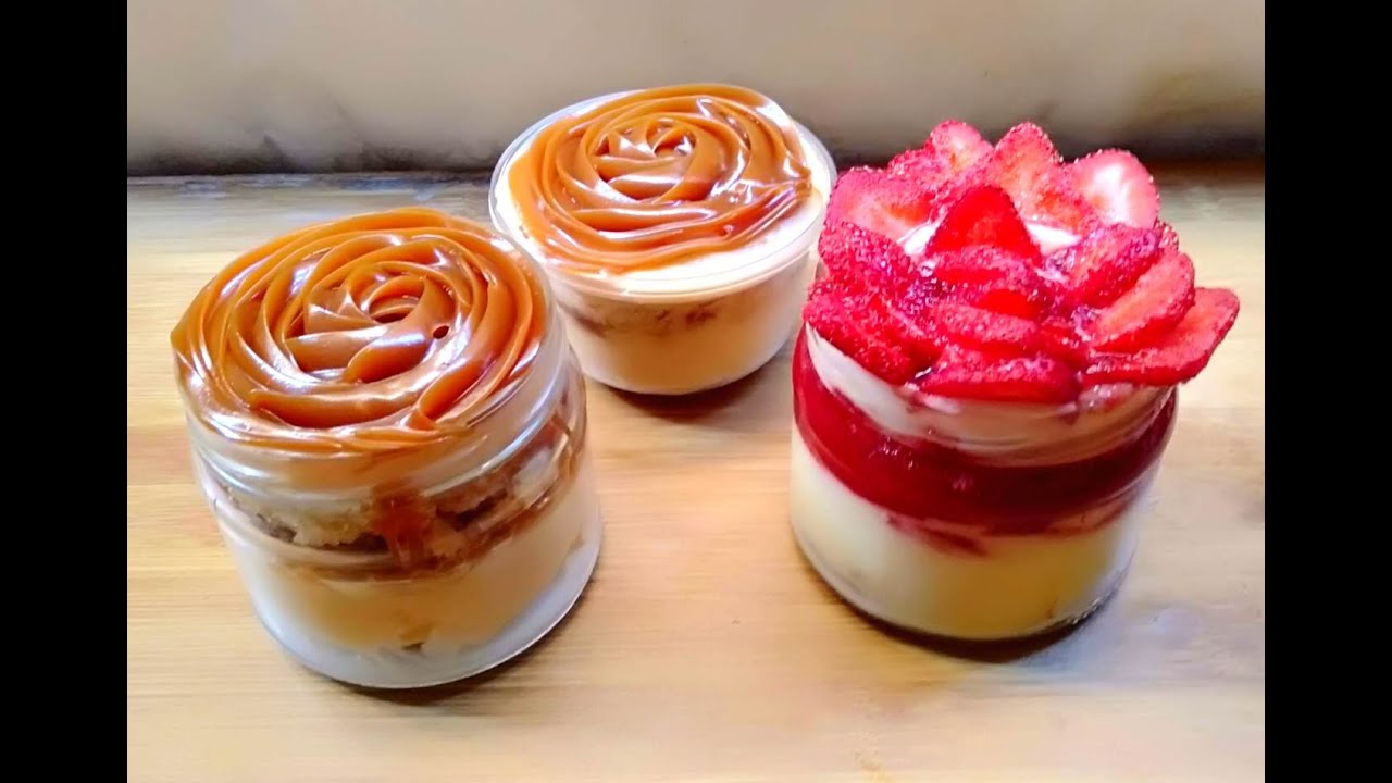 طواجن الكافيهات 🌹 بكل بساطه طاجن الفراوله وطاجن الكراميل