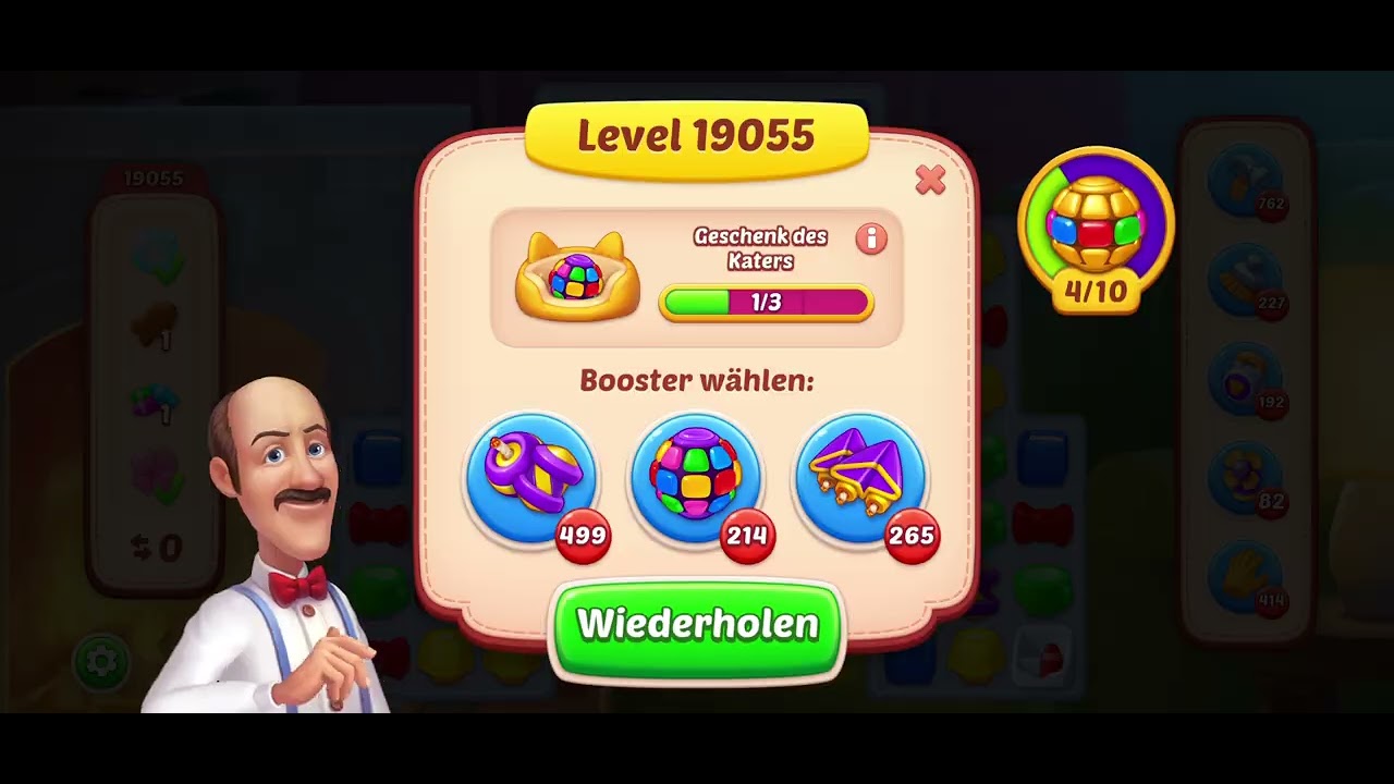 Homescapes Level 19055  -- No cheats