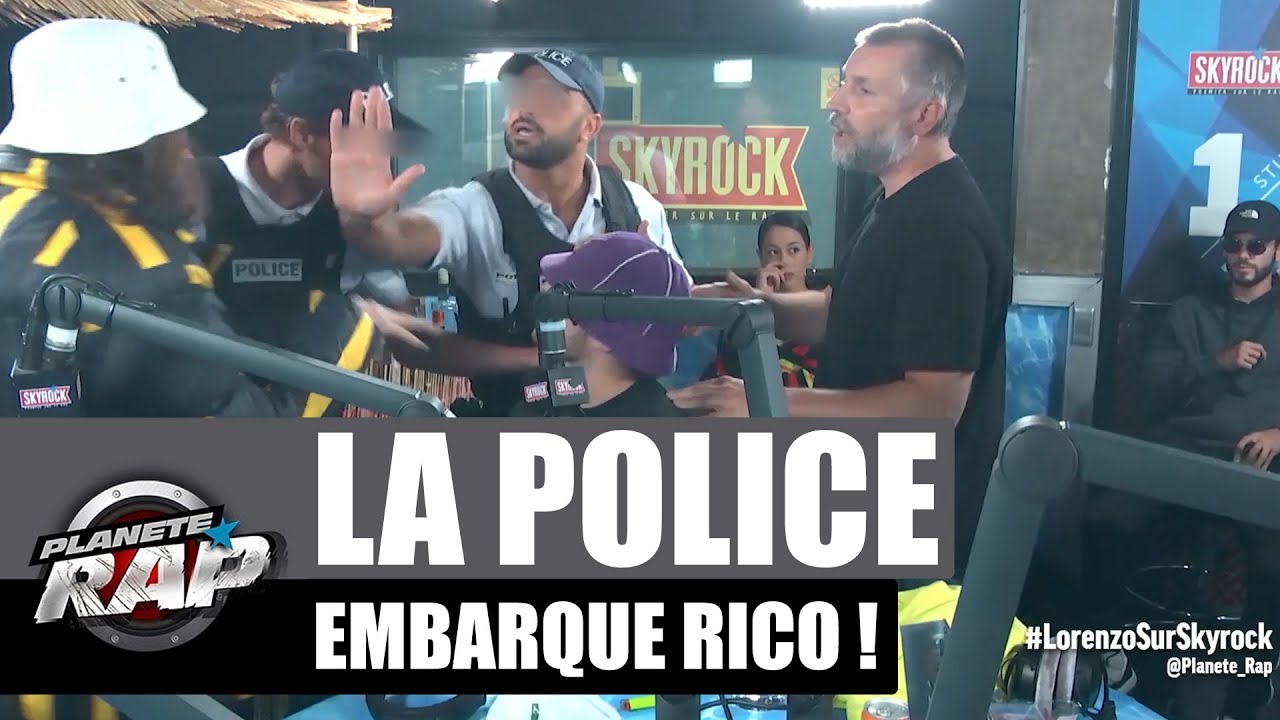 La police embarque Rico en direct ! #FreeRico #PlanèteRap