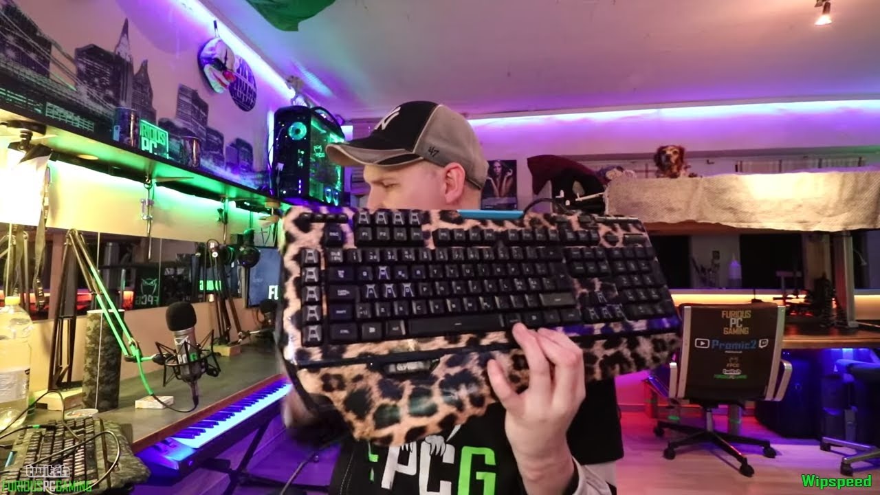Logitech G910. Keyboard Vinyl Wrap Mod with Wipspeed Time-Lapse