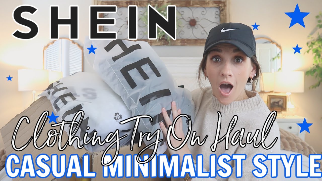 *HUGE* SHEIN CLOTHING TRY ON | CASUAL & STREETWEAR MINIMALIST STYLE