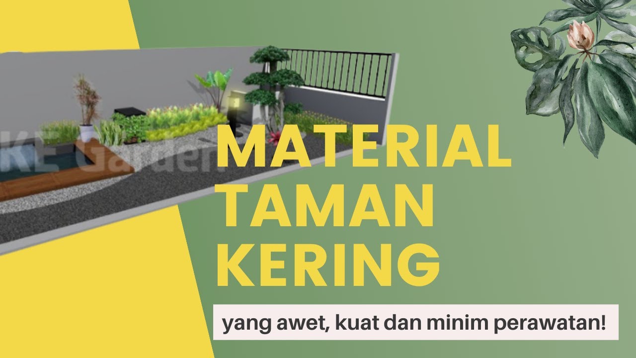 Pembuatan taman kering yang awet dan minim perawatan