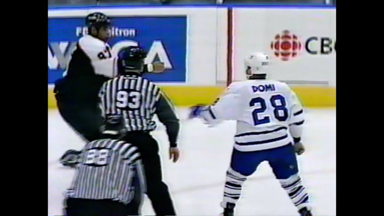 Donald Brashear Vs. Tie Domi Jan. 19th, 2002 (Round 2)
