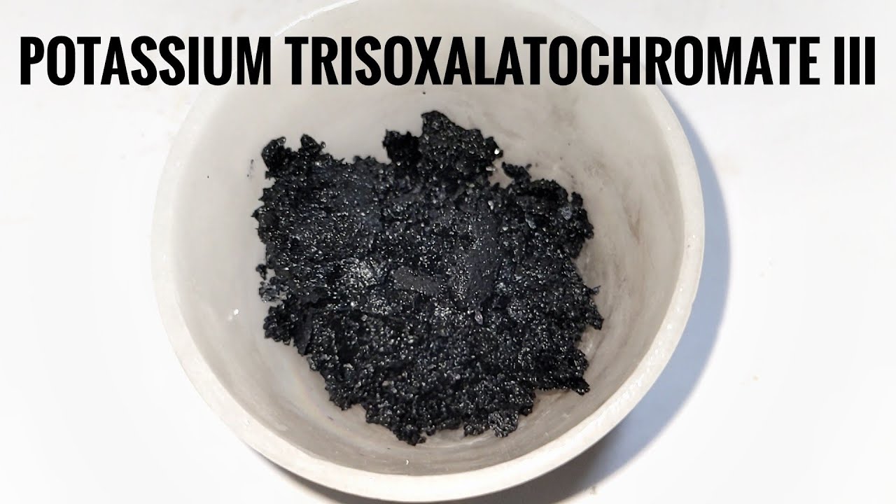 Potassium Trisoxalatochromate III : Preparation