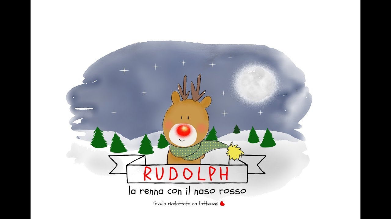 Fiabe sonore per Natale: Rudolph la renna con il naso rosso