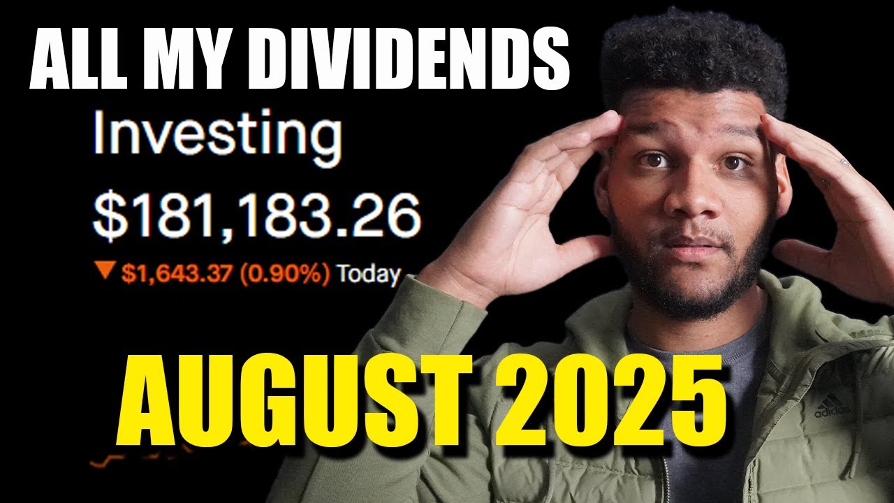 All My Dividends In August 2025 with a $181,183.26 Stock Portfolio