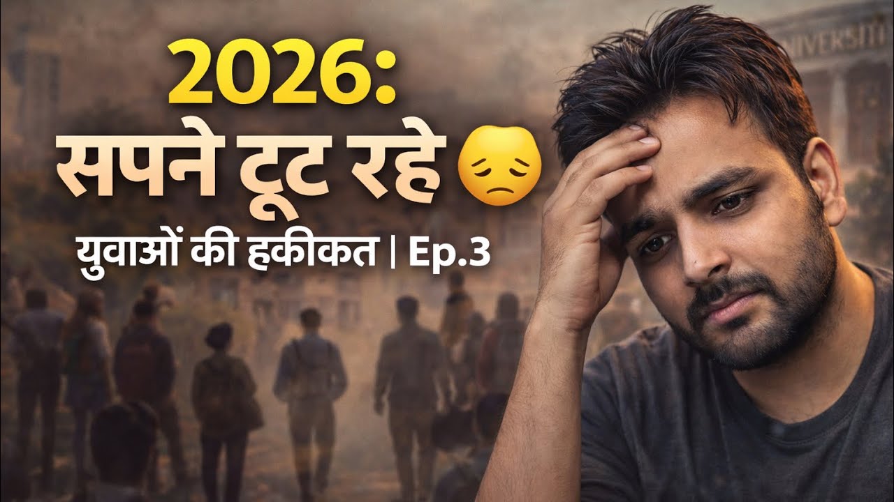 2026 में सपने क्यों टूट रहे हैं?–युवाओं की अनिश्चितता| ज़िंदगी के सच Ep.3 | HINDI SPOKEN WORD POETRY