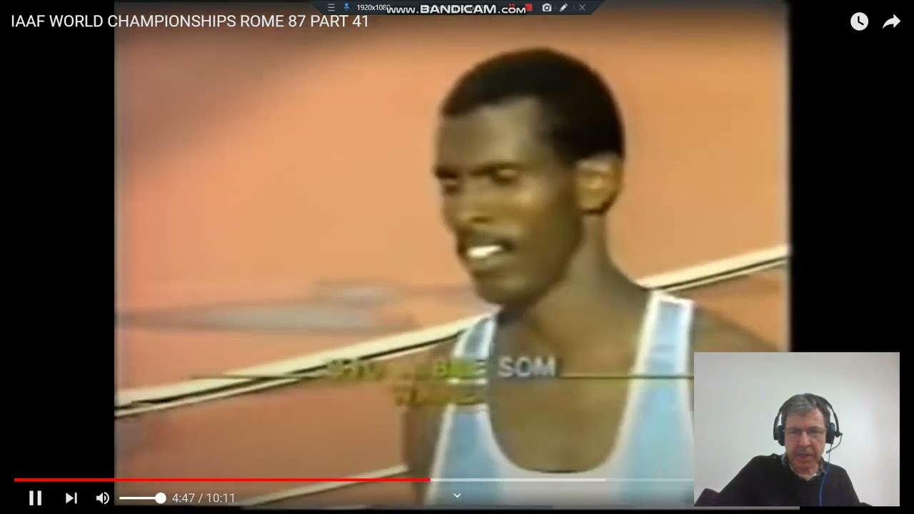 Abdi Bile Ruins Steve Cram's Dream Of Retaining His 1500M World Title - 1987 WC