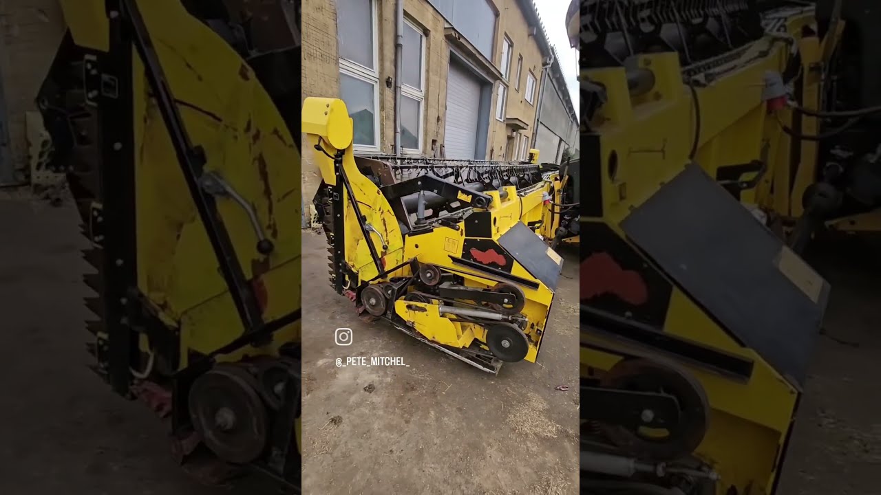 Newholland FR650 forage cruiser with Biso VX Cropranger 750 for Rye harvest