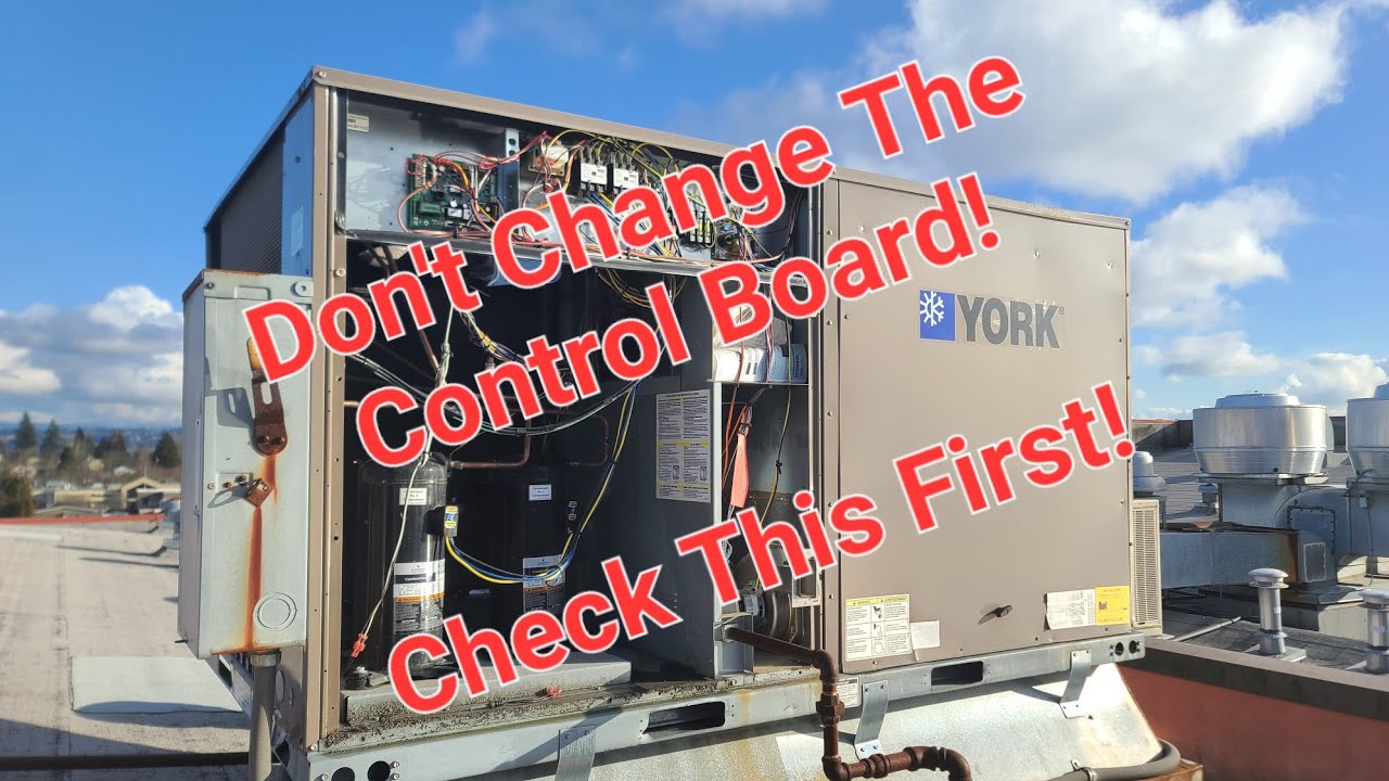 Troubleshooting And Repair On York Unit Not Heating