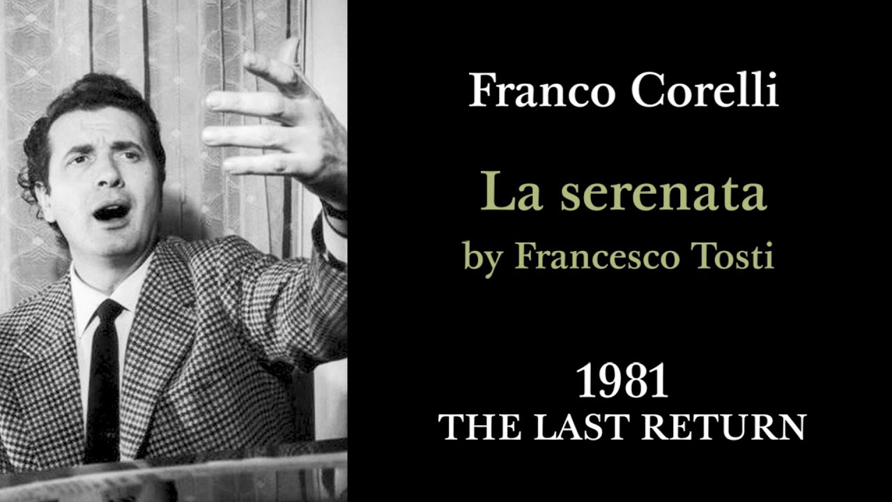 Franco Corelli - LIVE 9 July, 1981 La serenata (Tosti) His last return at age 60!