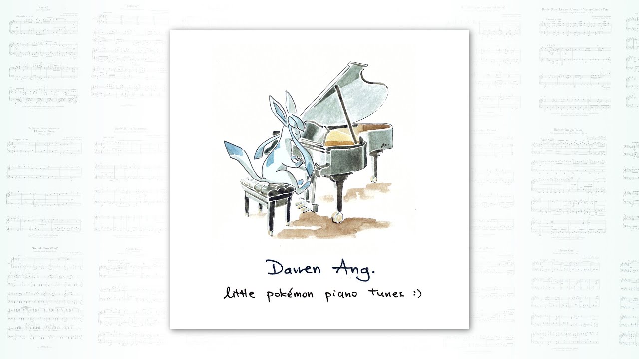 "Little Pokémon Piano Tunes" || Full Piano Album by Darren Ang