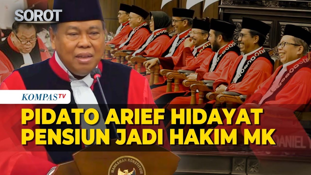 [FULL] Buat Tawa Hakim MK! Arief Hidayat Berkelakar Saat Pidato di Purnabakti Hakim Konstitusi