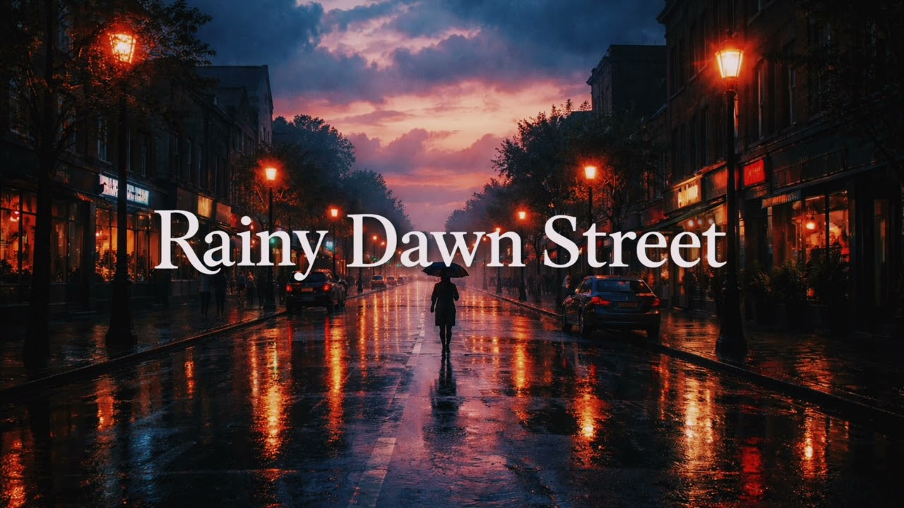 Rainy Dawn Street