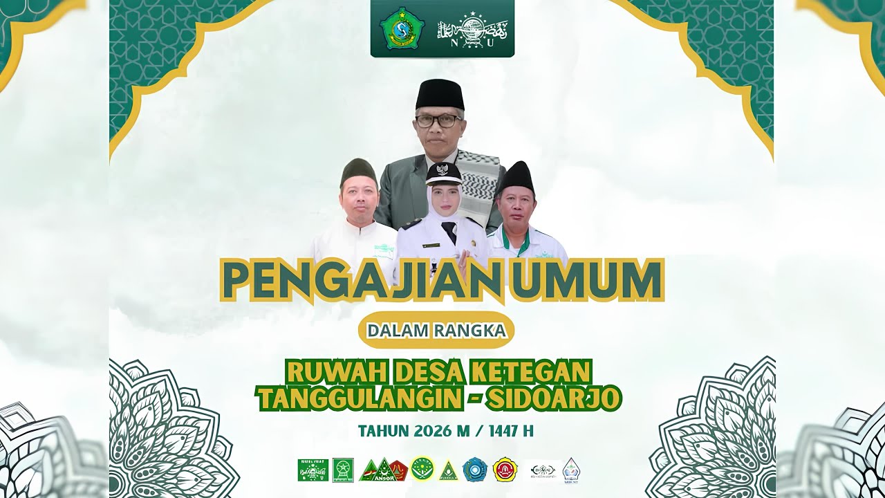 LIVE Pengajian Umum | Ruwah Desa Ketegan 2026 | Sidoarjo