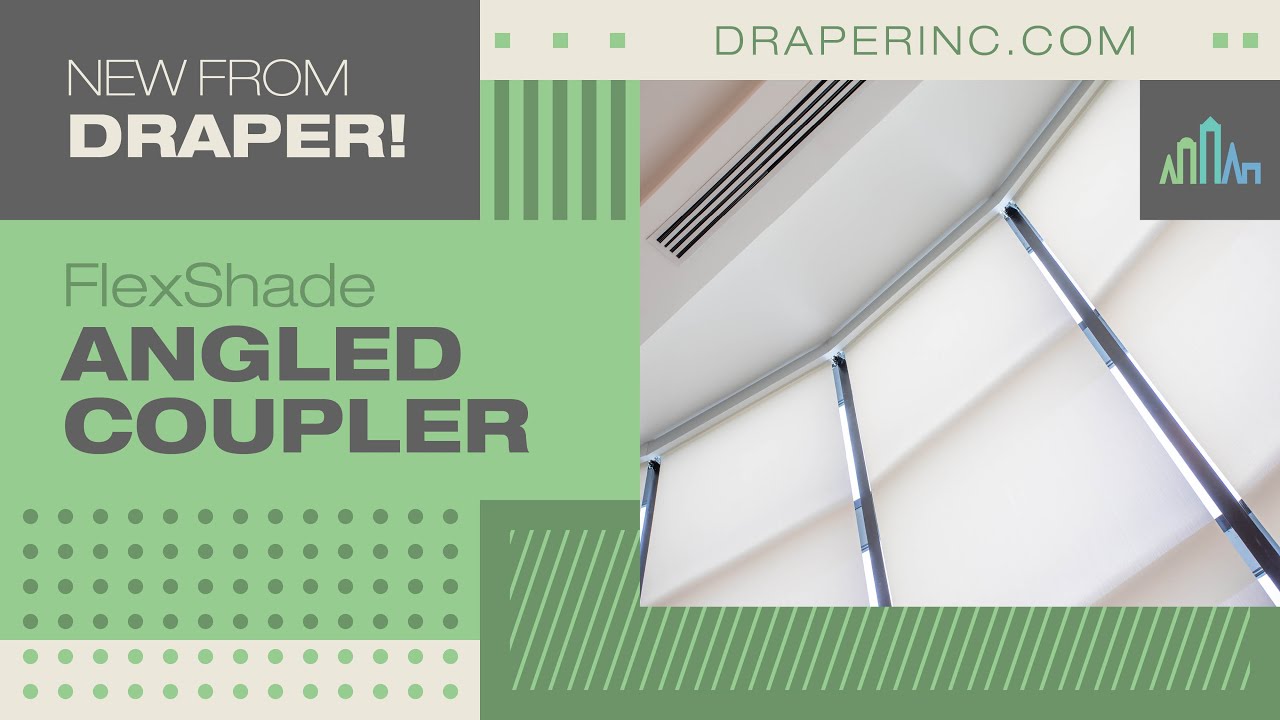 FlexShade Angled Coupler by Draper, Inc. - Join Shades at Angles 0-90&deg;