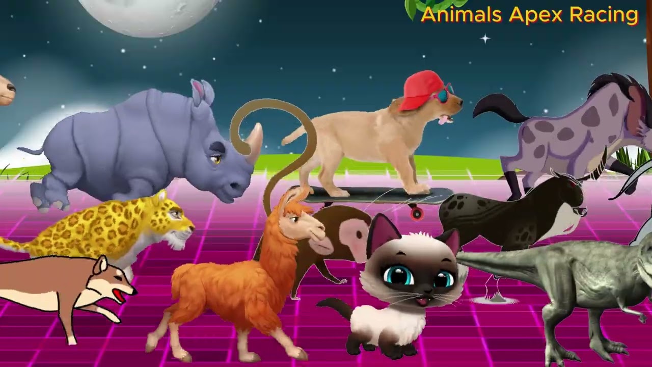 WILD ANIMALS GO CRAZY IN 3D RACING CHAOS!1 Part 264