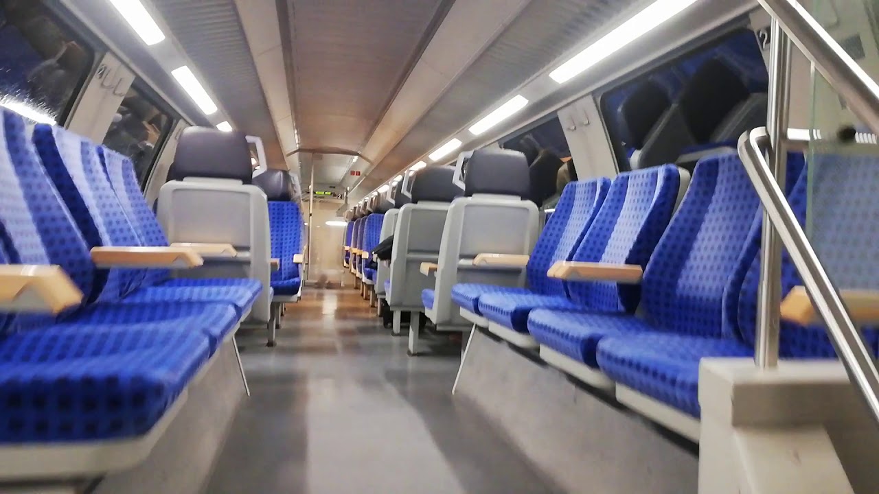 Inside View Of Regional-Express Of Deutsche Bahn (Germany Train)