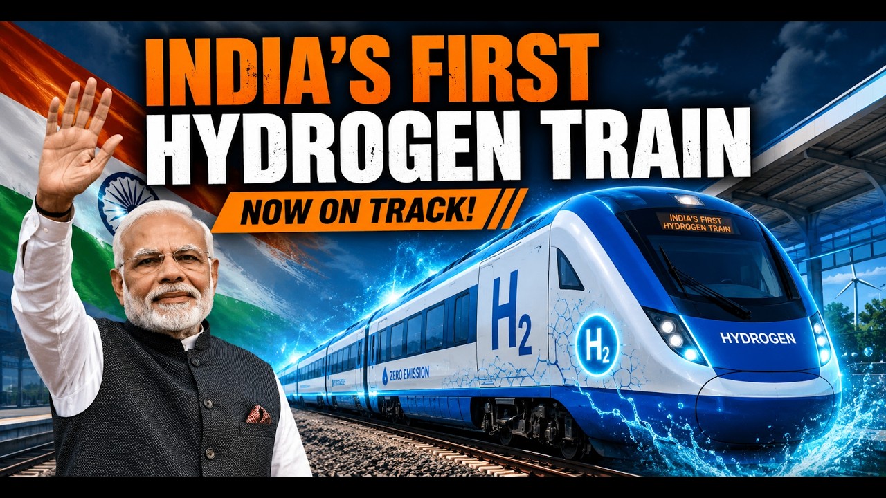 India's First Hydrogen Train | PM Modi Speech LIVE | PM Modi's gift to the country LIVE