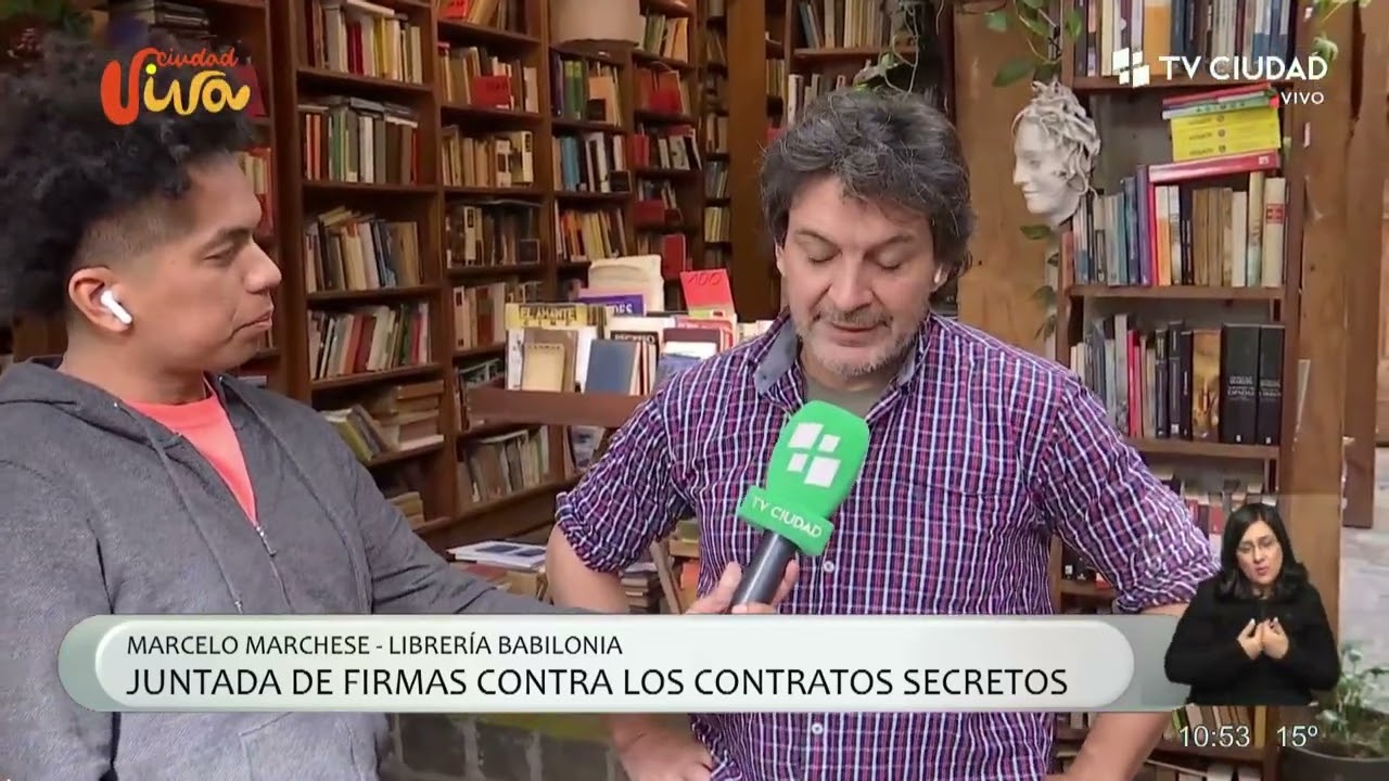 Entrevista al escritor Marcelo Marchese en el programa Ciudad Viva de TV Ciudad