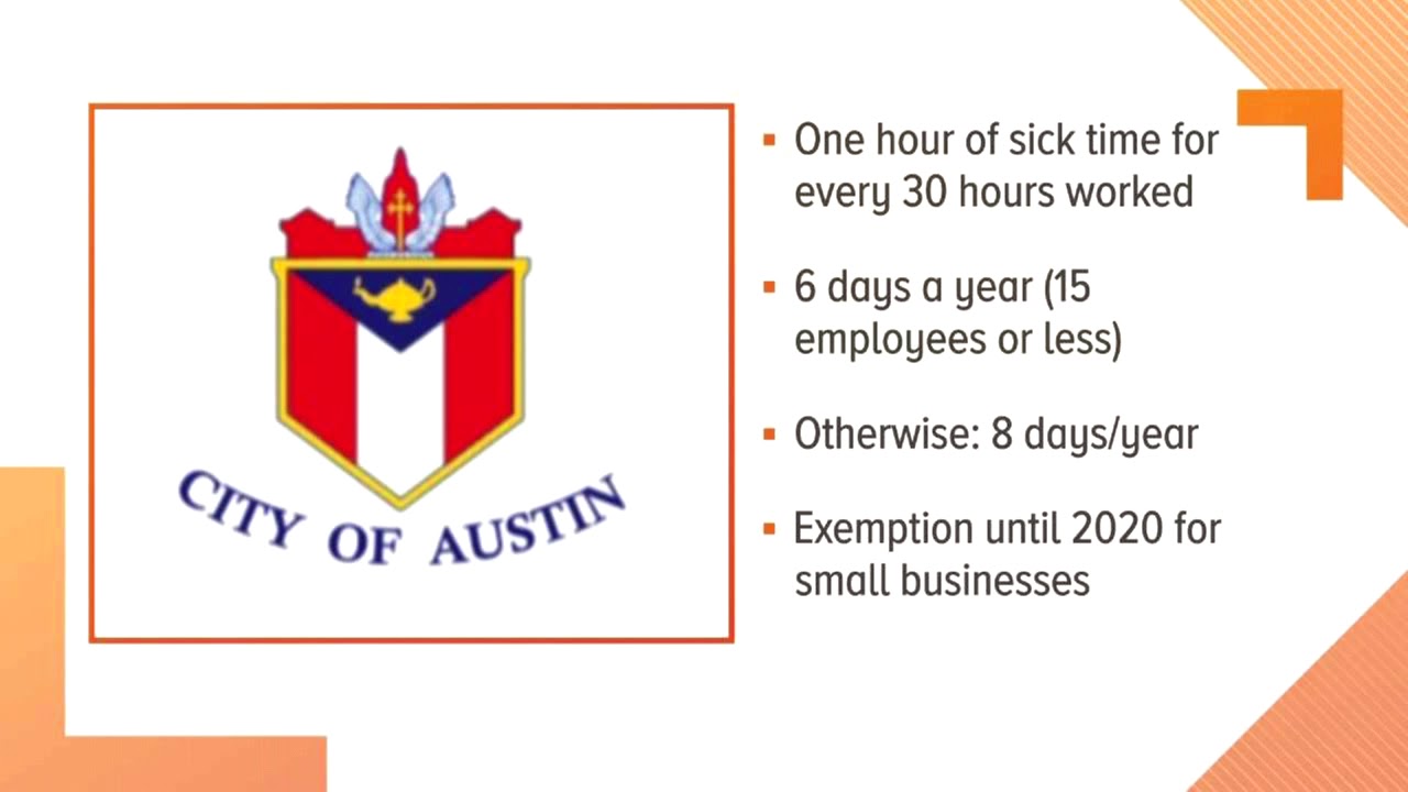 Austin city council passes paid sick ordinance