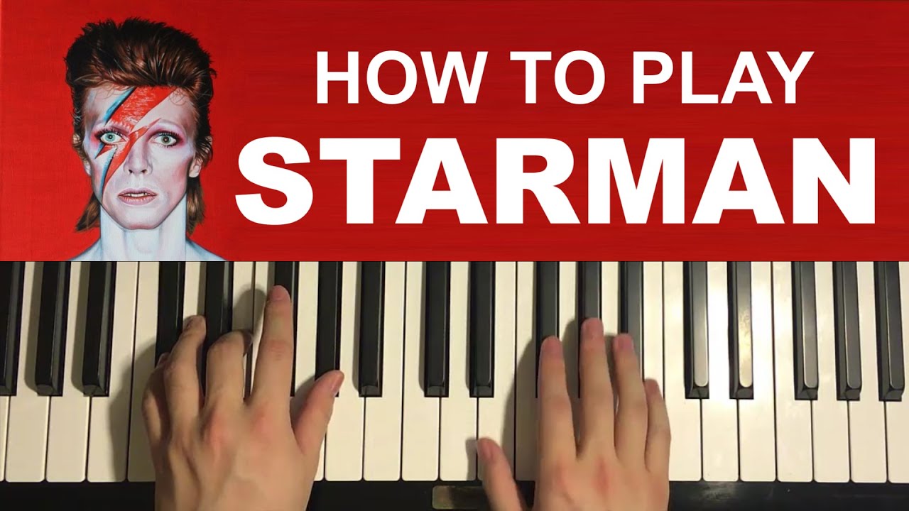 How To Play - David Bowie - Starman (Piano Tutorial Lesson)