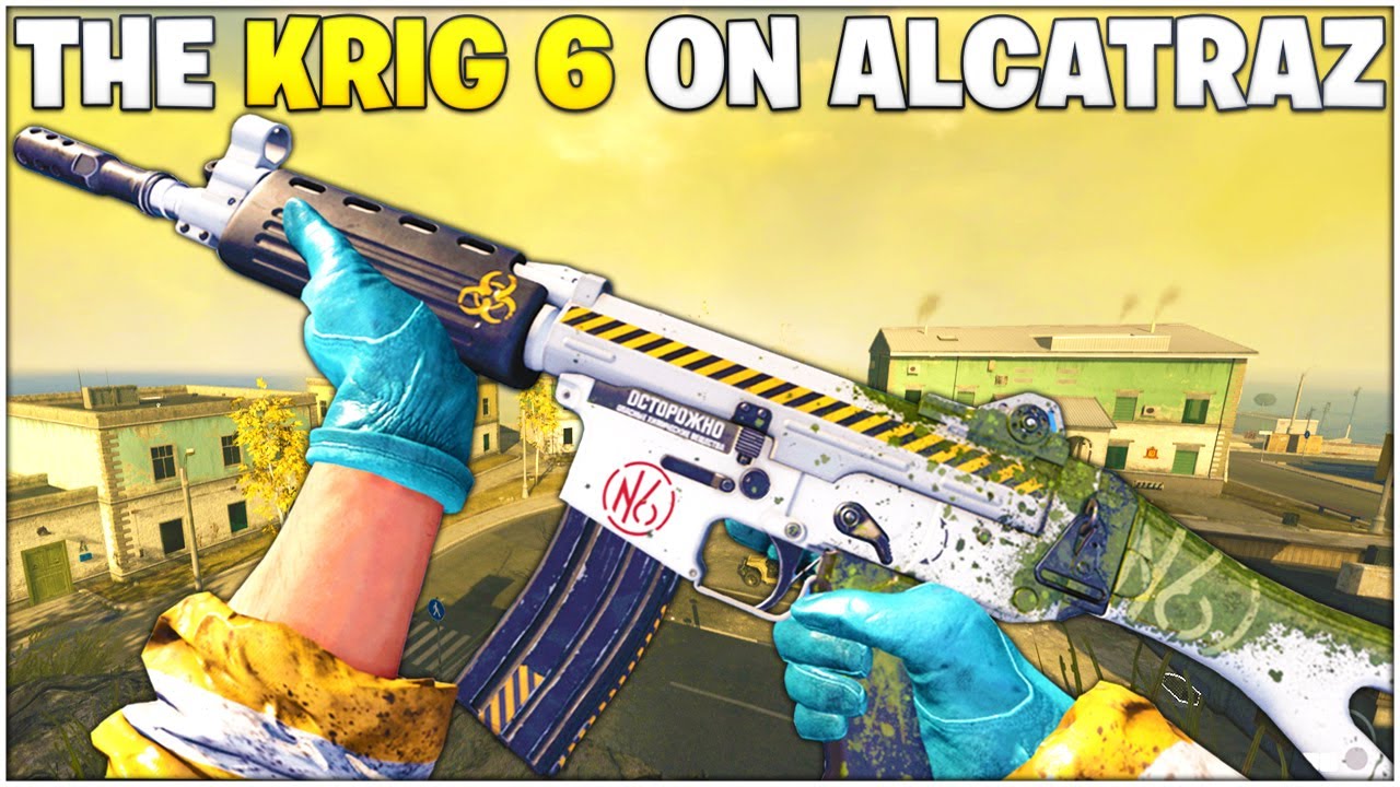 The KRIG 6 On Alcatraz - Is This Worth Using!? *Best KRIG Setup* (Rebirth Island - Warzone)