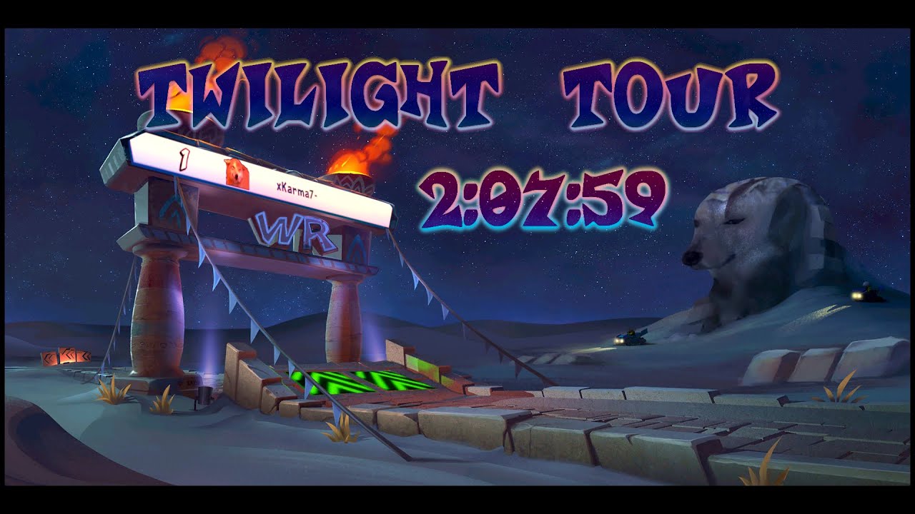 Crash Team Racing Nitro Fueled - Twilight Tour - 2:07.59 + 48.28 SL (WRs)