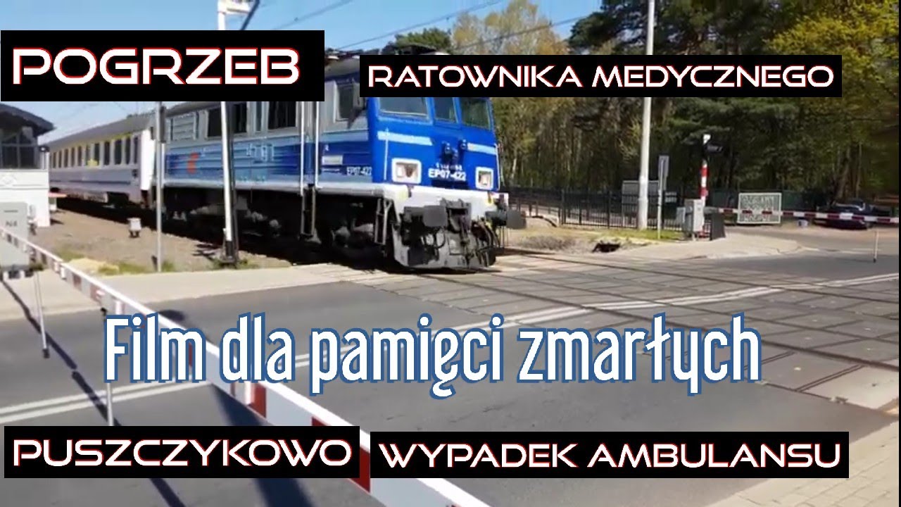 WYPADEK w Puszczykowie .Pogrzeb ratownika medycznego 17.04.2019