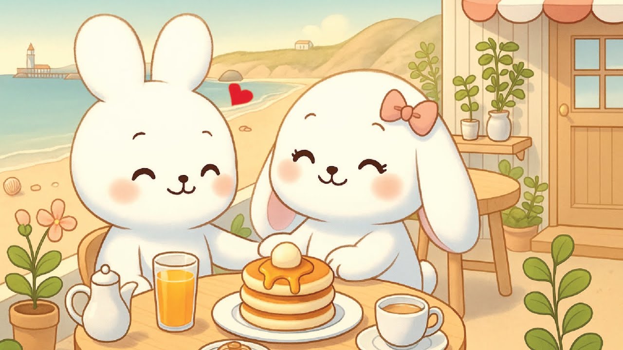 Sweet Morning Moments 💕🥤☕ Jazzy Lo-fi Cute / Chillhop for Calm Focus