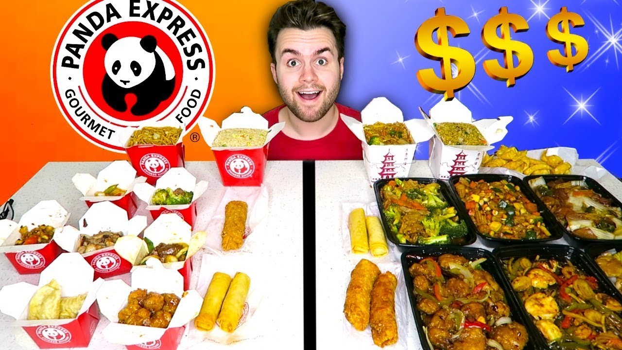 $50 PANDA EXPRESS vs. $100 EXPENSIVE CHINESE FOOD! - Restaurant Taste Test!