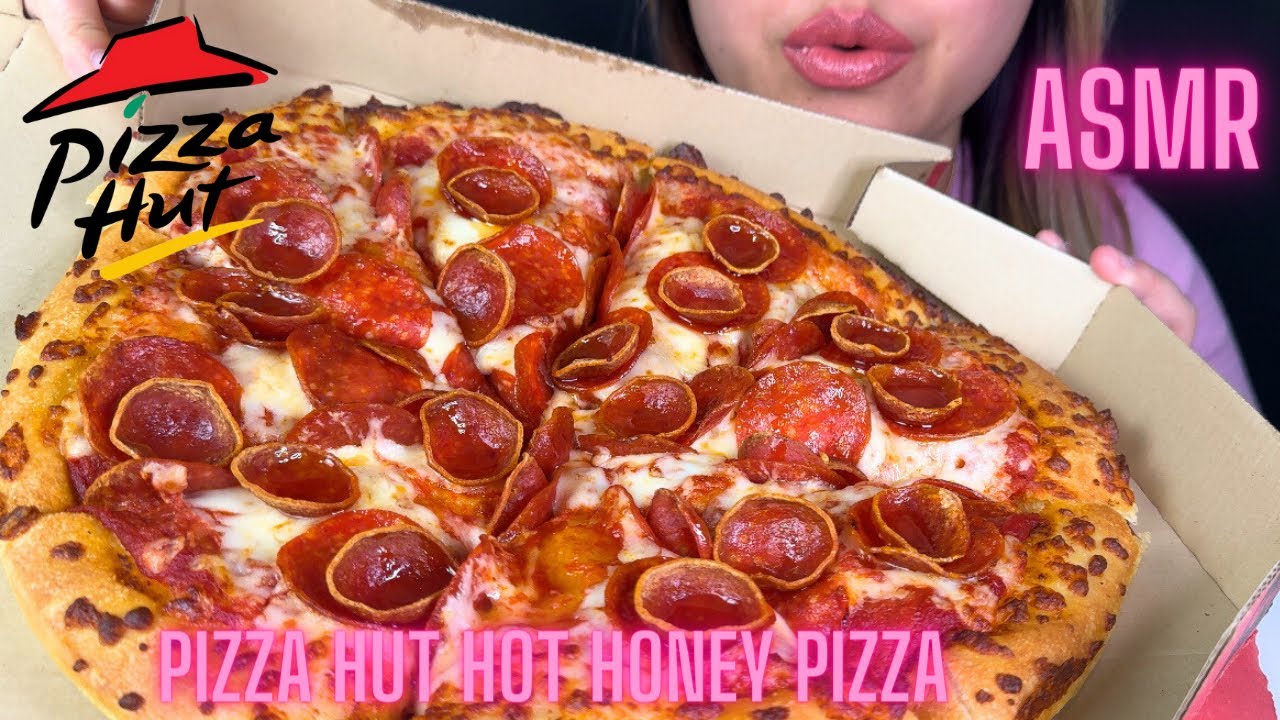 Pizza Hut Hot Honey Pizza ASMR|Mukbang