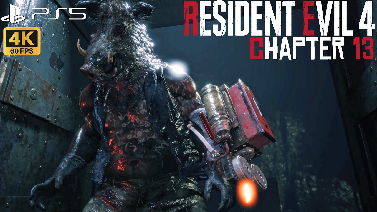 Resident Evil 4 Remake | Chapter 13: The Island (Hardcore) | PS5 4K 60FPS Gameplay