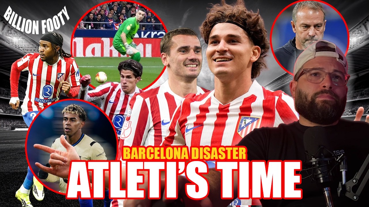 ATLETICO DE MADRID DESTORYS BARCELONA 4-0! BARCA FAN REACTS - COPA DEL REY SEMI-FINAL 1ST LEG