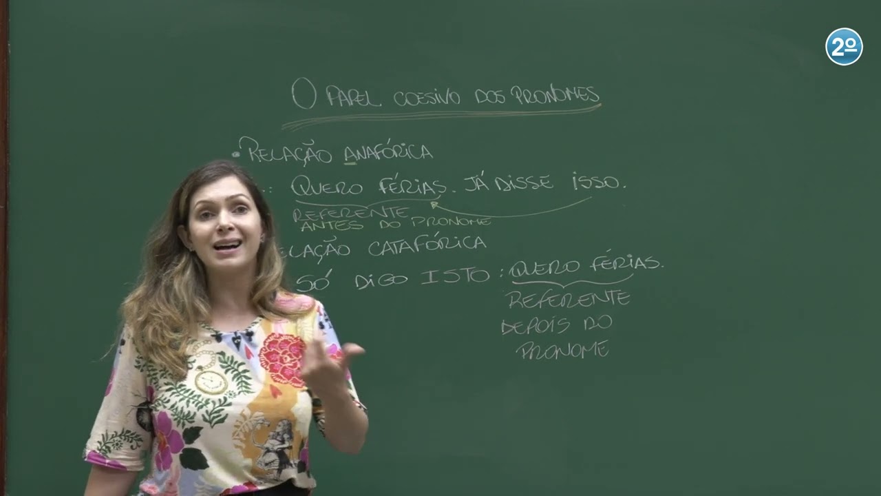 O papel coesivo dos pronomes