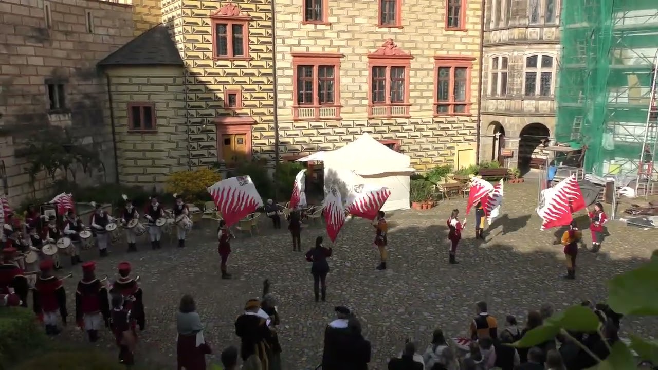 Amazing Italian Flag Wavers Performance in Czech Republic | Sbandieratori Show