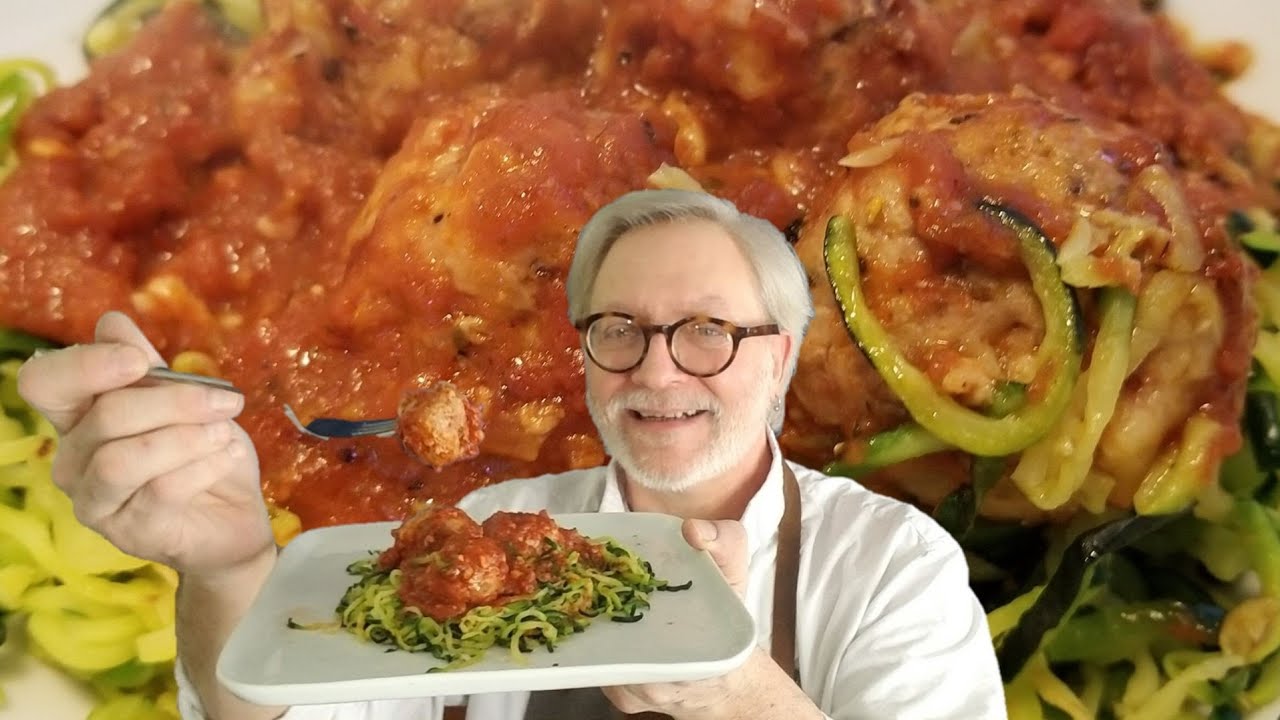 KETO SPAGHETTI AND MEATBALLS! EASY, HEALTHY ITALIAN LOW-CARB PASTA DELIGHT with MACROS