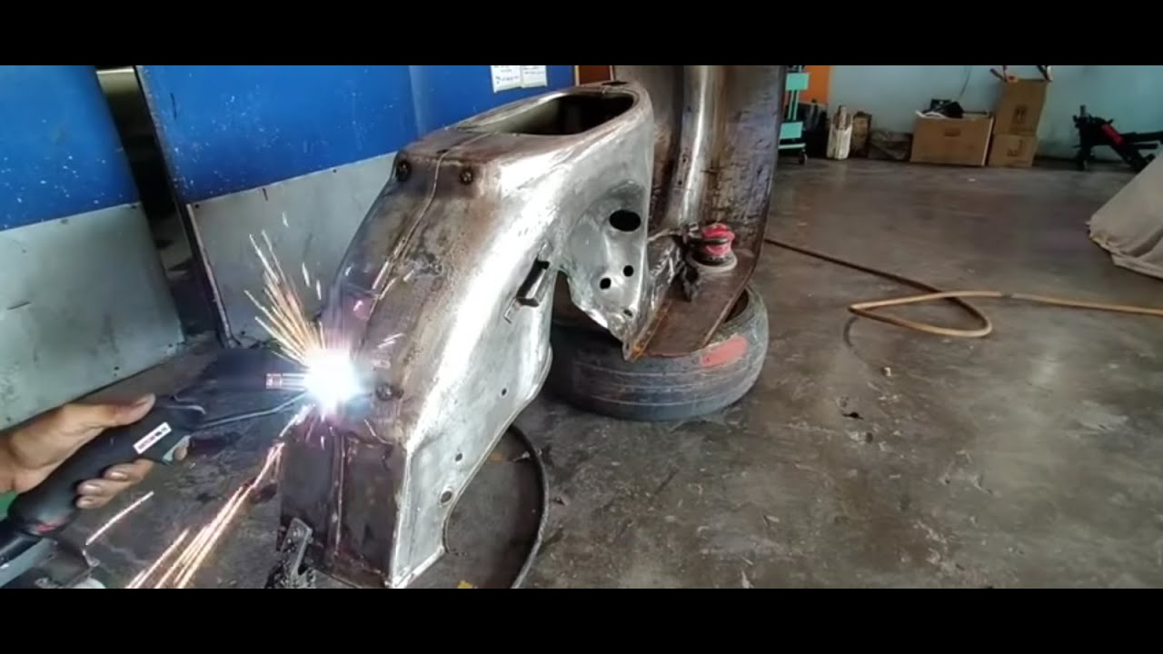 Repaint Vespa motorcycle / part 1