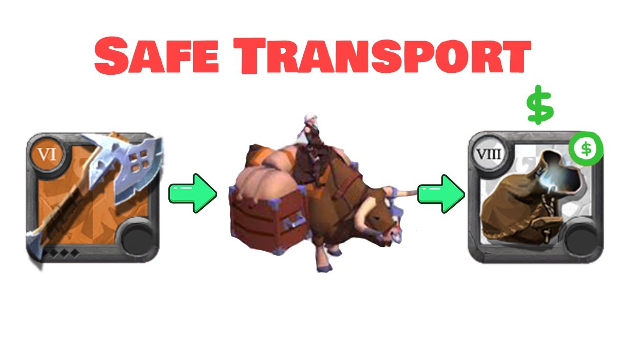 How to Transport to The Black Market Safely. Make Gankers Sad In Albion Online