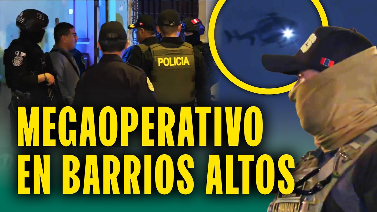 Más de 100 casas intervenidas, casi mil policías y hasta un helicóptero: ¿A quiénes buscaban?