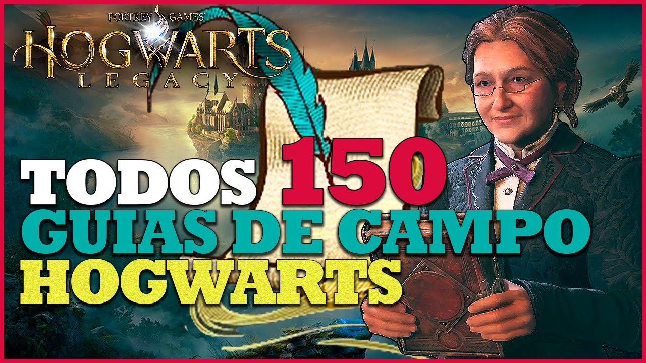 Todas Páginas do Guia de Campo de Hogwarts– HOGWARTS LEGACY