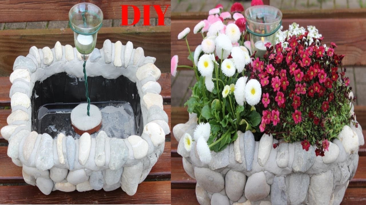 DIY Recycling-aus Müll wird wunderschöne Gartendeko/Rubbish turns on beautiful Garden Decoration