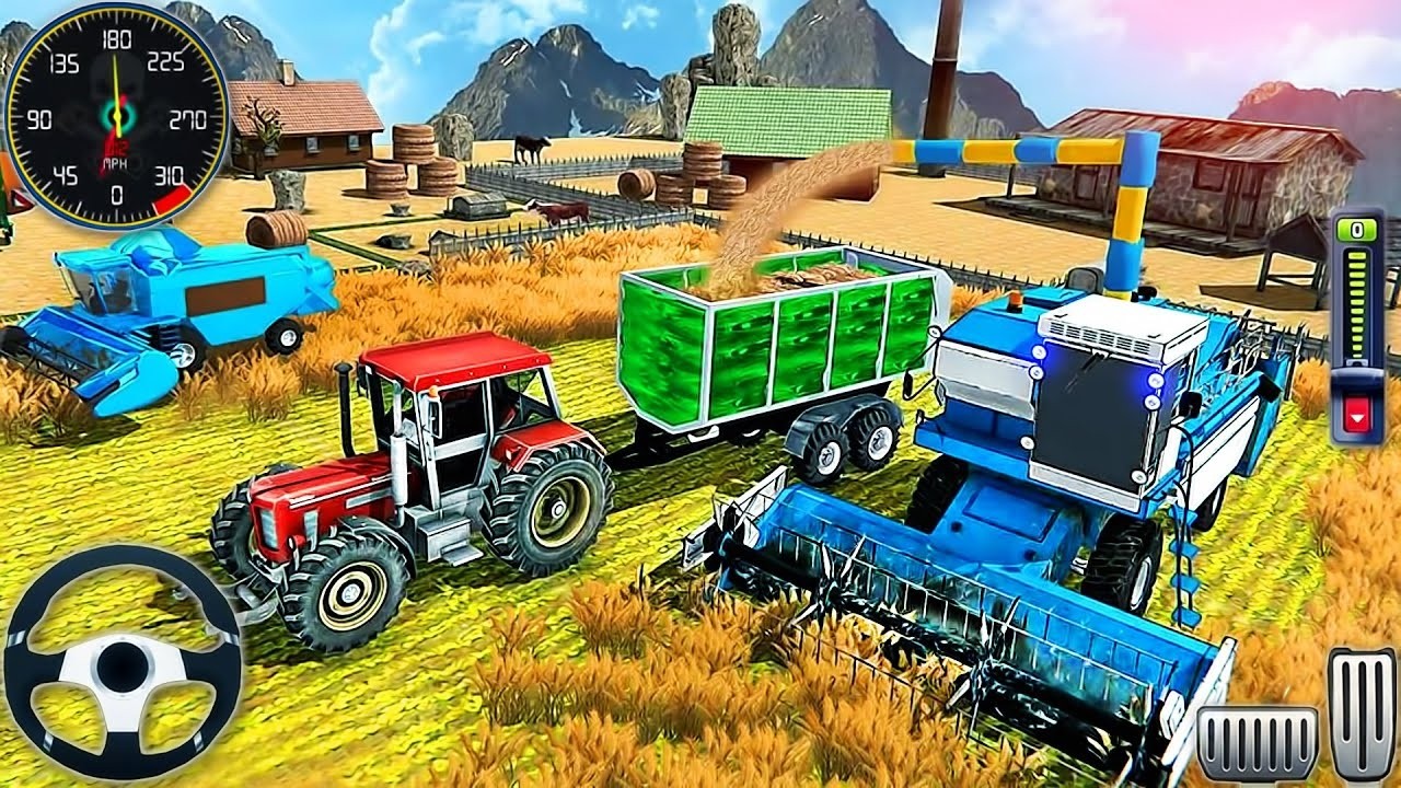 Diy tractor mini Bulldozer to making concrete road | Construction Vehicles 2026 #CMGaming #01