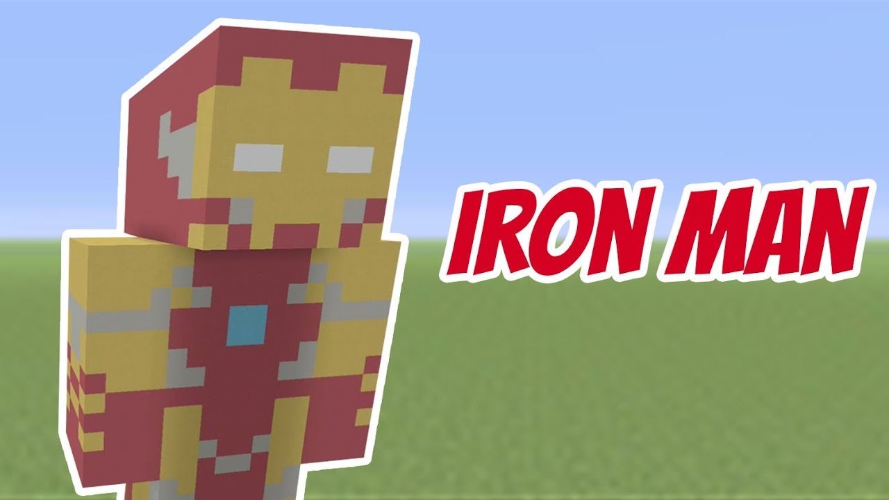Minecraft | How to Build Iron Man (Mark 85)