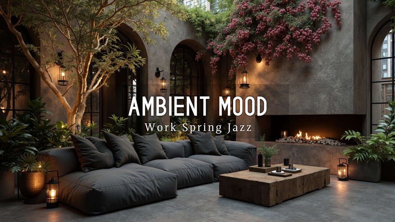 Весенний джаз для работы ~ Мягкая концентрация и музыка для учебы
