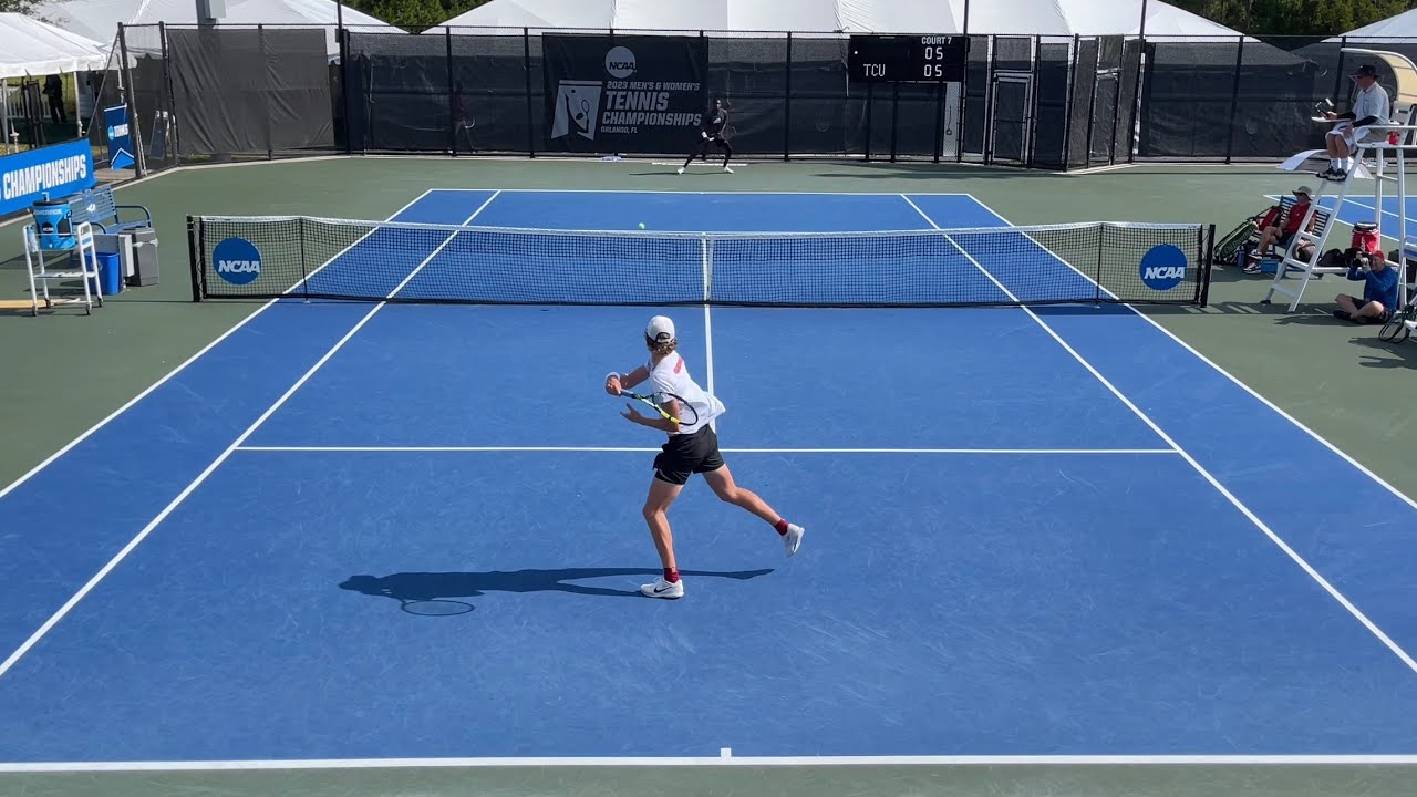 2023 NCAA Men’s Tennis Championship, Singles Highlights featuring Ethan Quinn