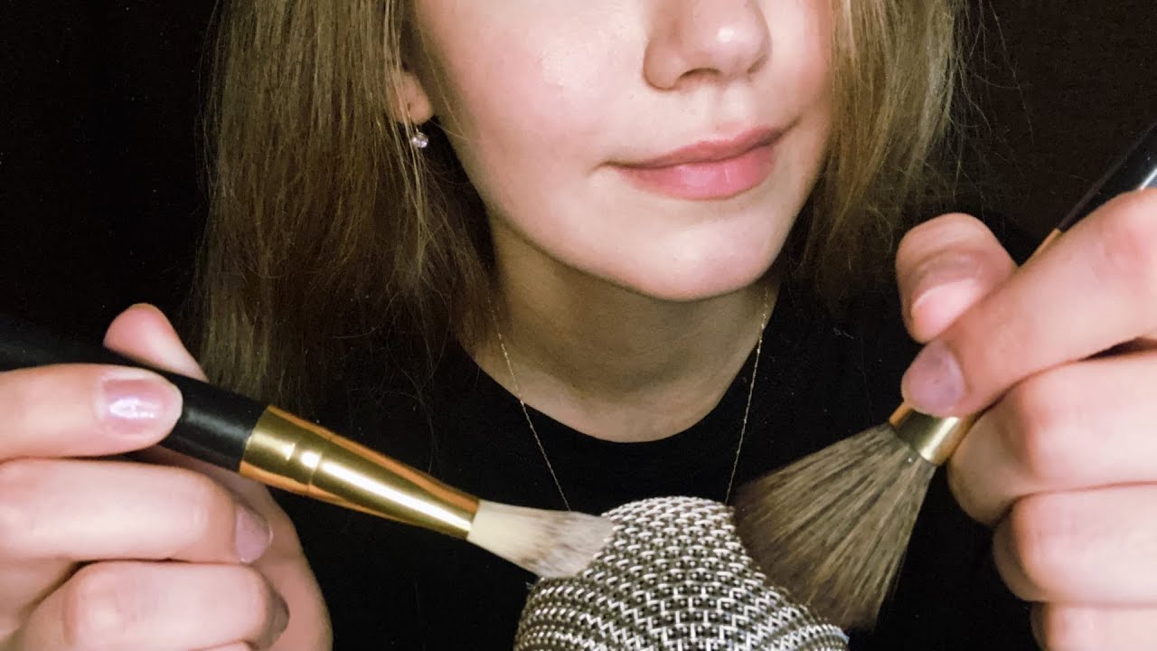 АСМР Кисточки по Микрофону и Камере, Шепот 🖌️ 💫 ASMR Microphone brushes, Whisper for sleep